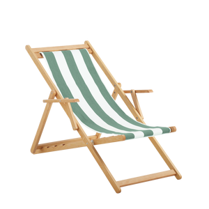 Beppi Sling Chair - Sage Stripe