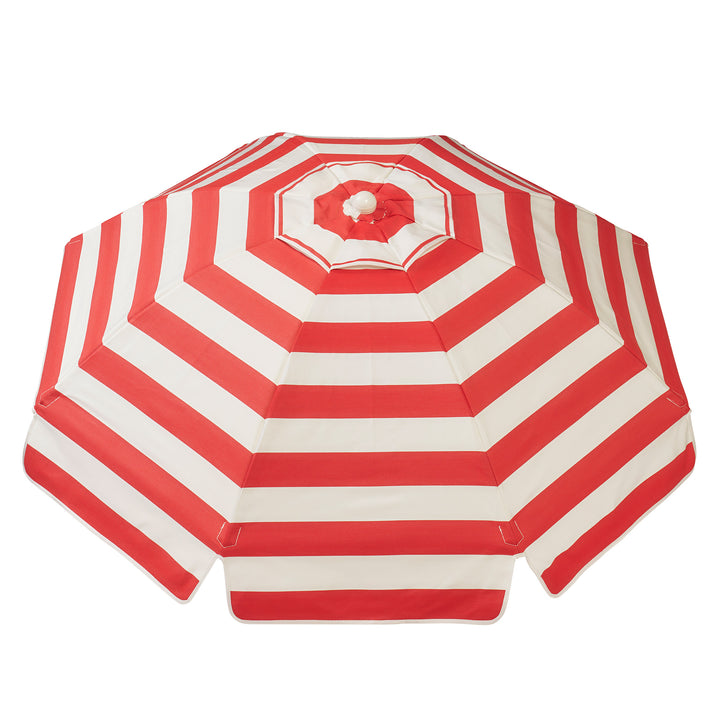 Luxury Parasol - Red/White Stripe
