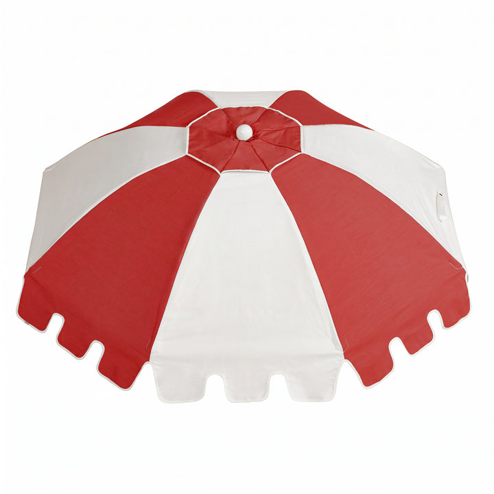 Luxury Parasol - Red/White