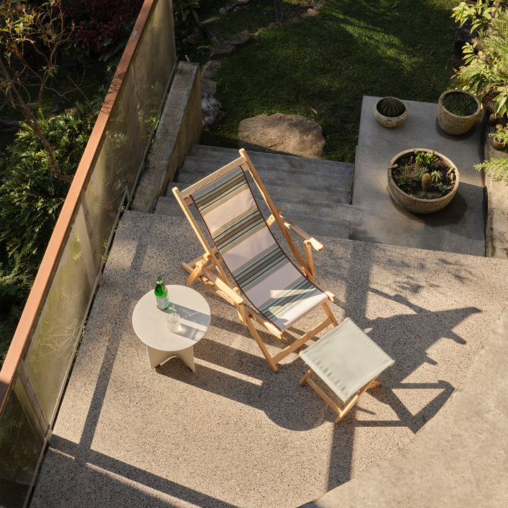 Beppi Sling Chair - Tailored Stripe - Green/Beige