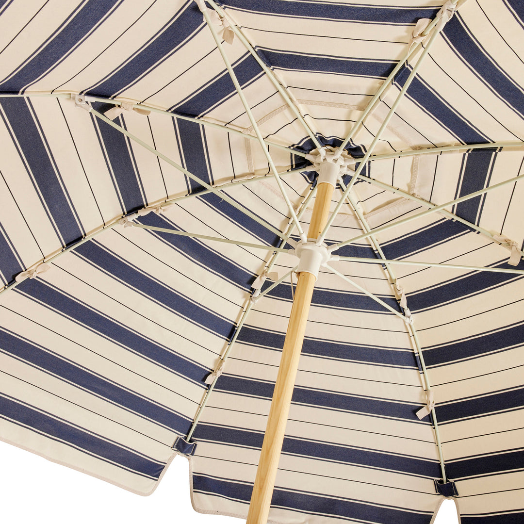 Jardin Patio Umbrella - Al Mare Stripe Marine