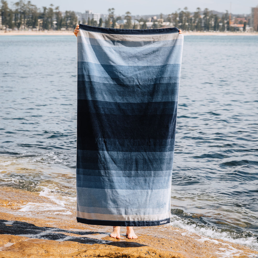 Beach Towel - Ombre Marine