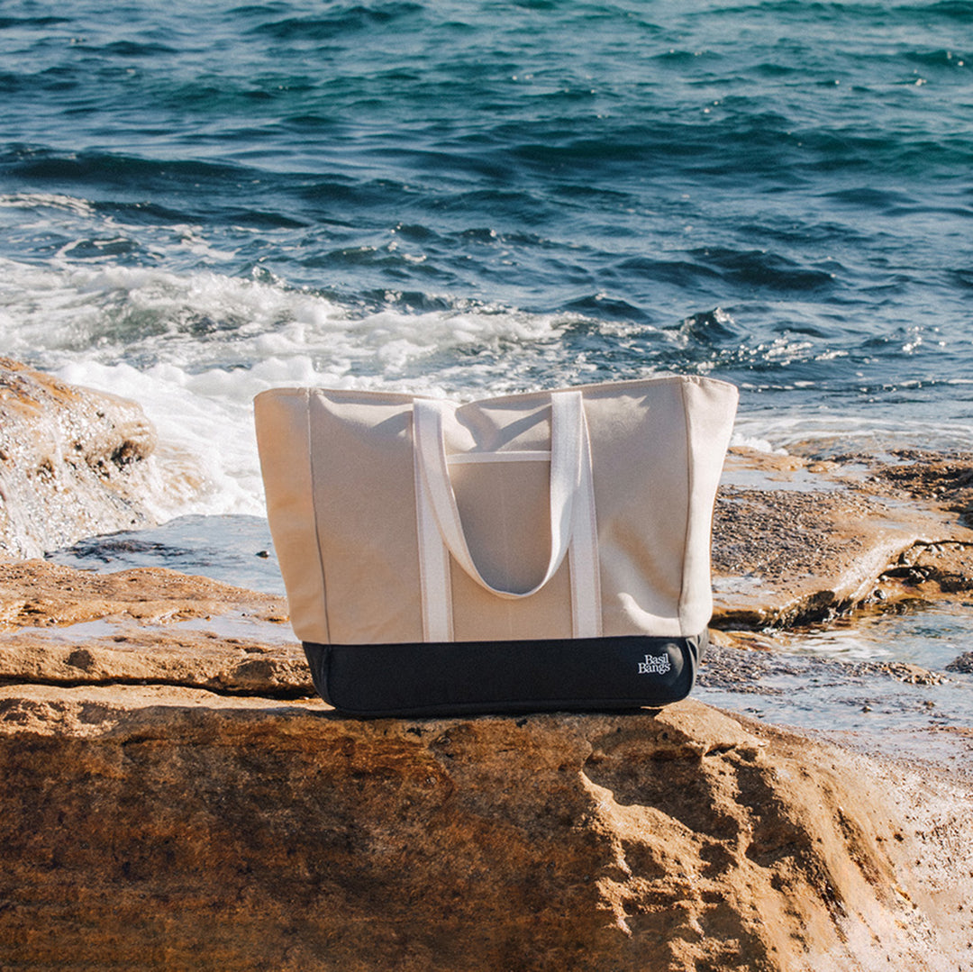 The Weekend Beach Bag - Linen