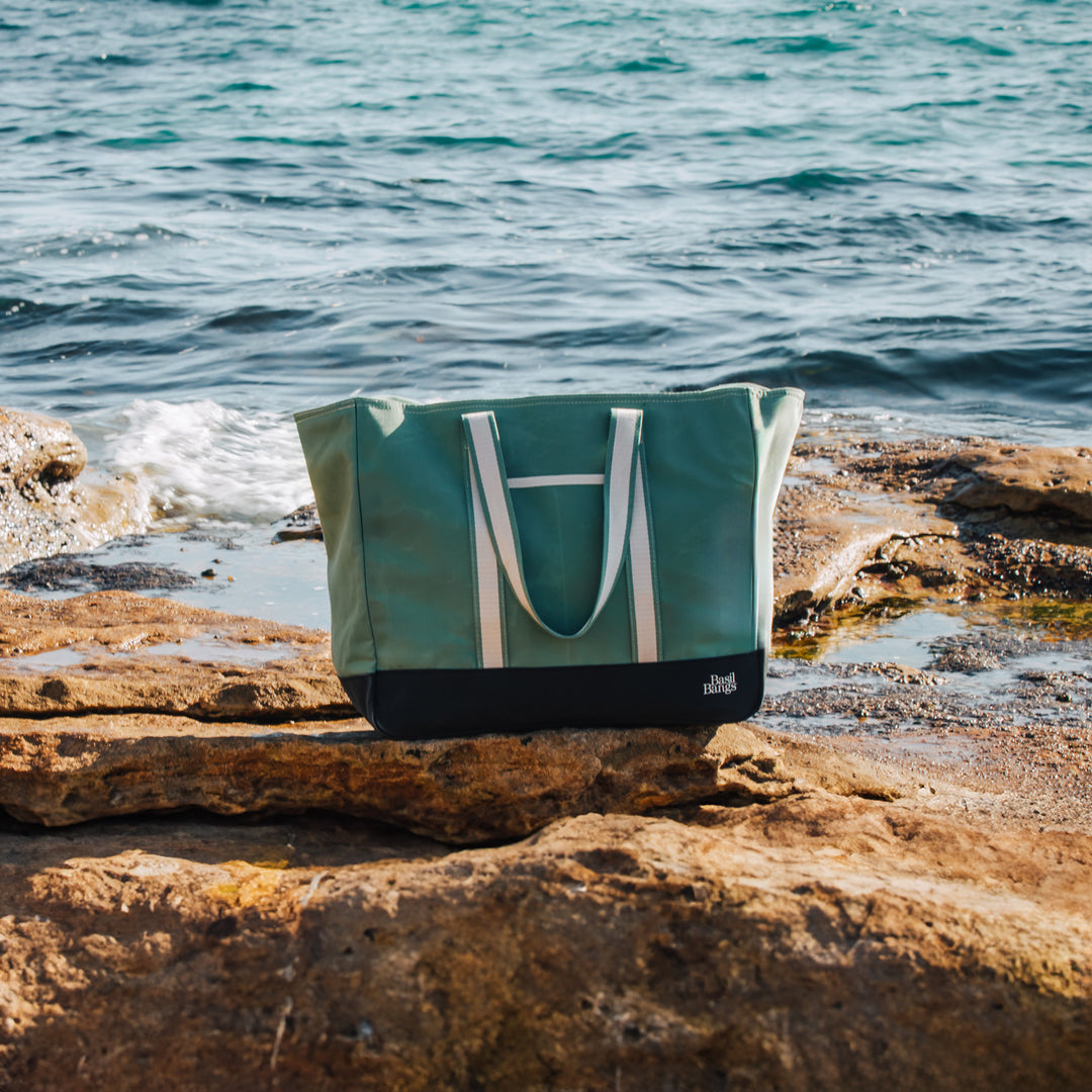 The Weekend Beach Bag - Sage