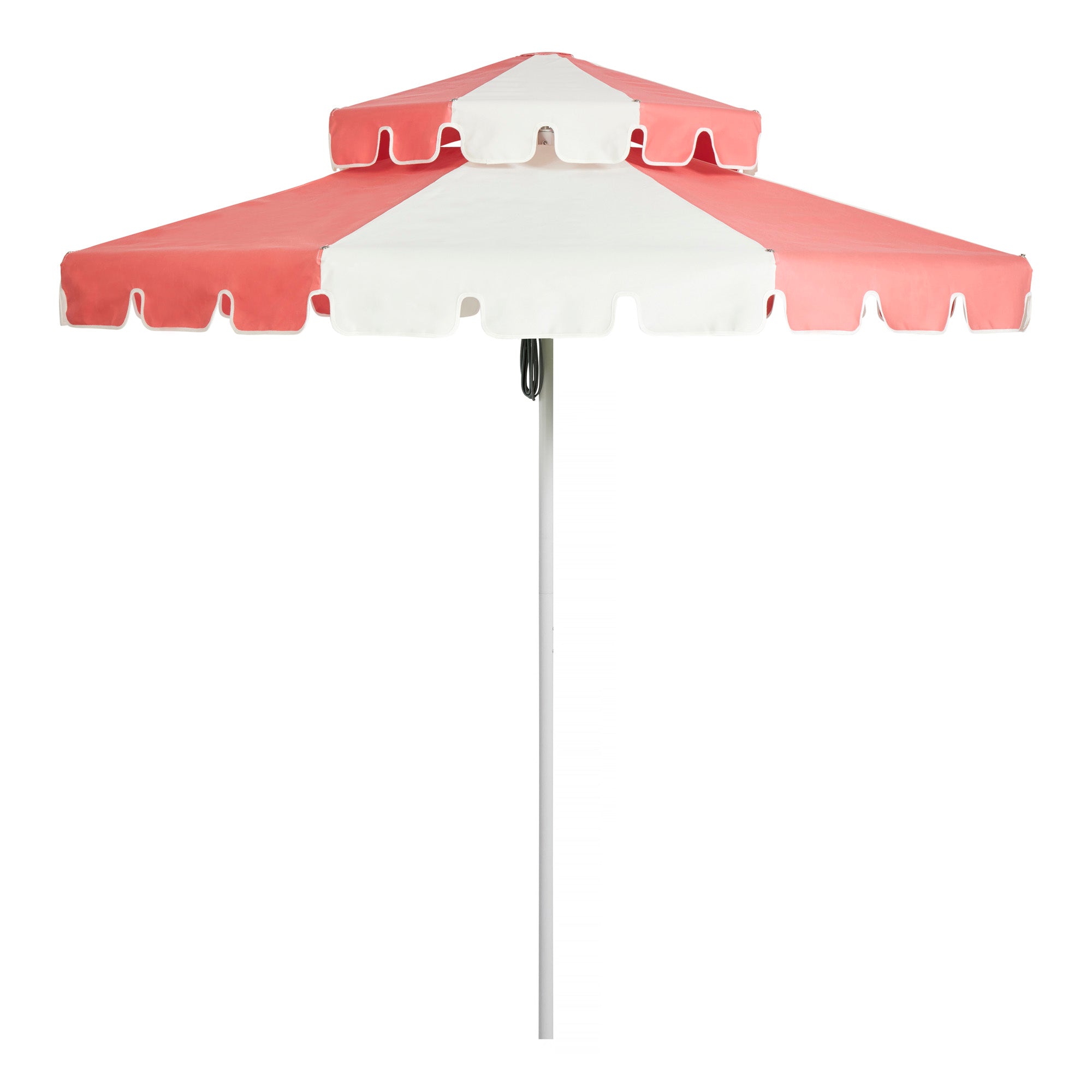 Casper pink umbrella on Green