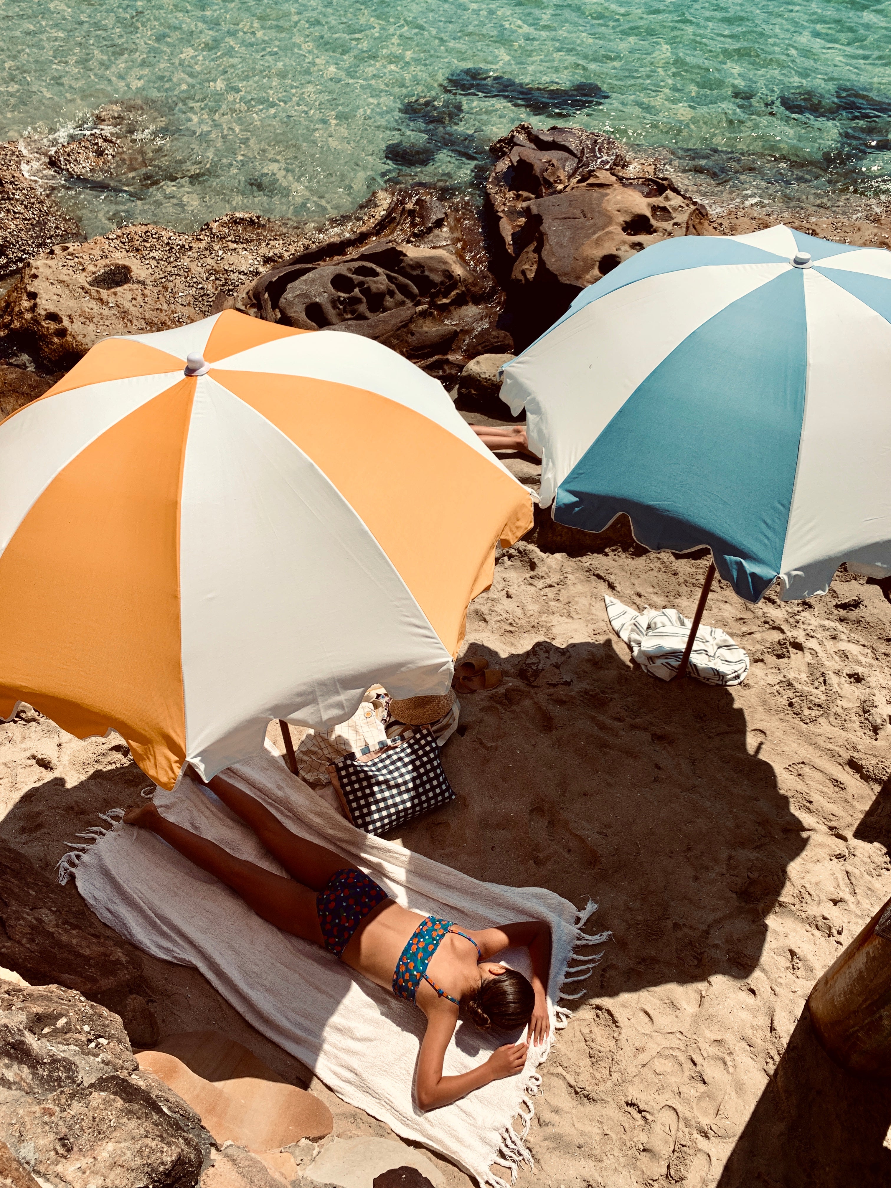 The Weekend® Beach Umbrellas | Basil Bangs