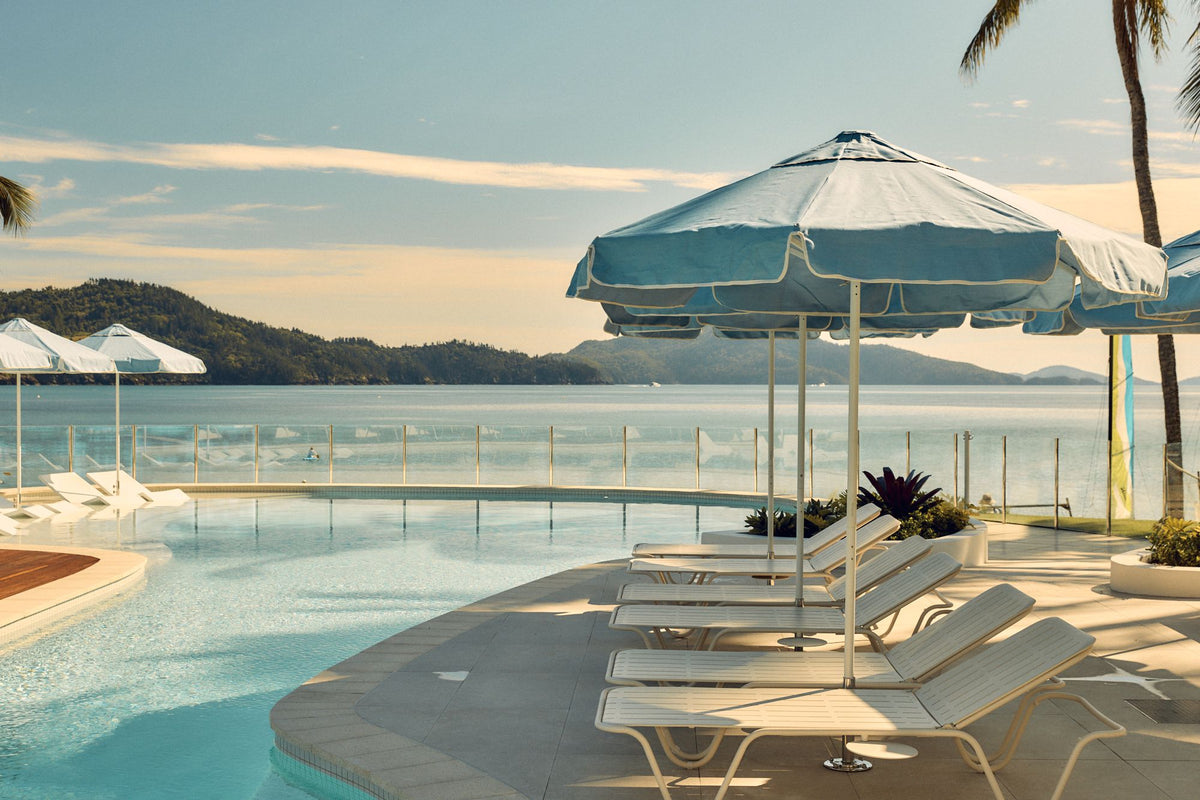 The Sails Hamilton Island Basil Bangs Sundial Umbrella