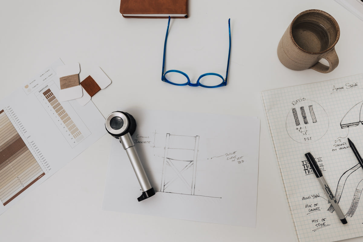 Basil Bangs behind the scenes bespoke design custom design commercial umbrella