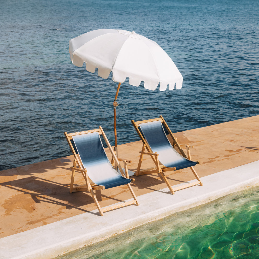 Luxury Parasol - White