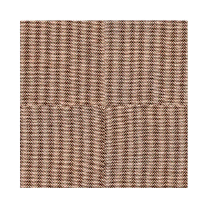 Basil Bangs Plain Clay fabric swatch, a pastel earthy brown, premium solution-dyed acrylic material.