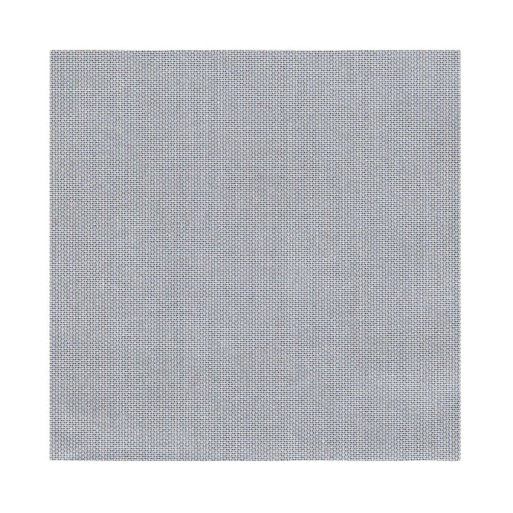 Basil Bangs Plain Dusk Blue fabric swatch, a pastel blue, premium solution-dyed acrylic material.
