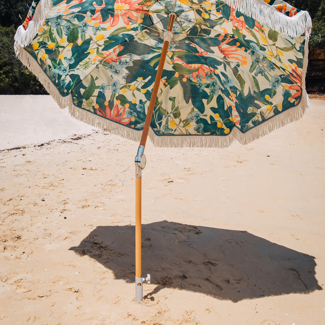 Nicecho Beach Umbrella Sand Anchor - Heavy Duty Steel, Fits Pole Diameter 1.3 To 2.2 Inches