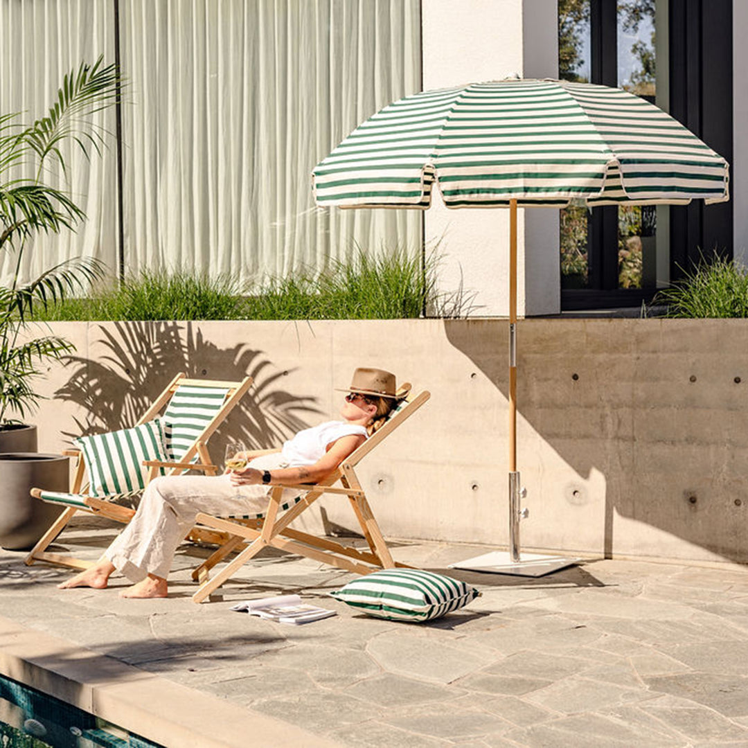 Jardin Patio Umbrella - Amore Stripe Forest