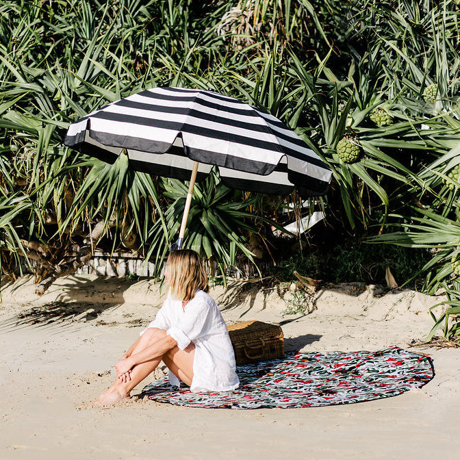 Luxury Beach Umbrella Chaplin Basil Bangs