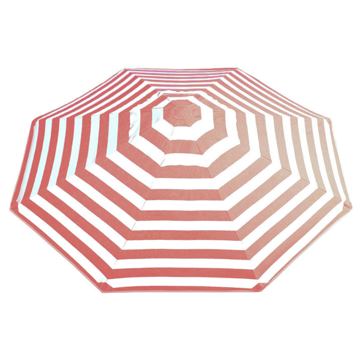 2.8m Sundial+ Umbrella - Coral Stripe