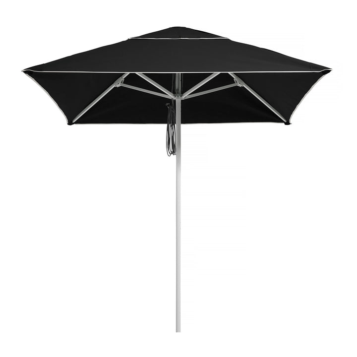 2m Sundial Umbrella - White - Black