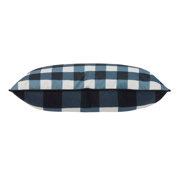 Outdoor Cushion (cover) - 30x50 - Gingham Black