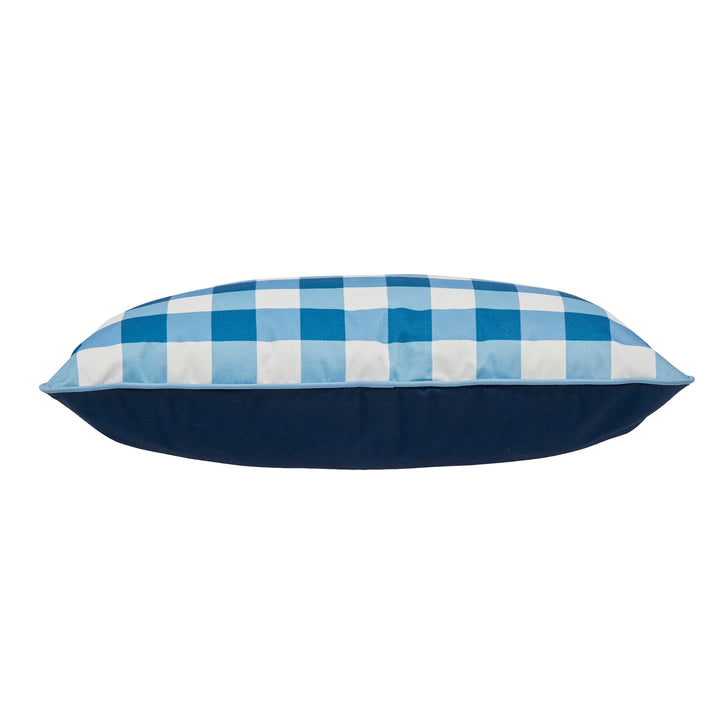 Outdoor Cushion (cover) - 30x50 - Gingham Mineral