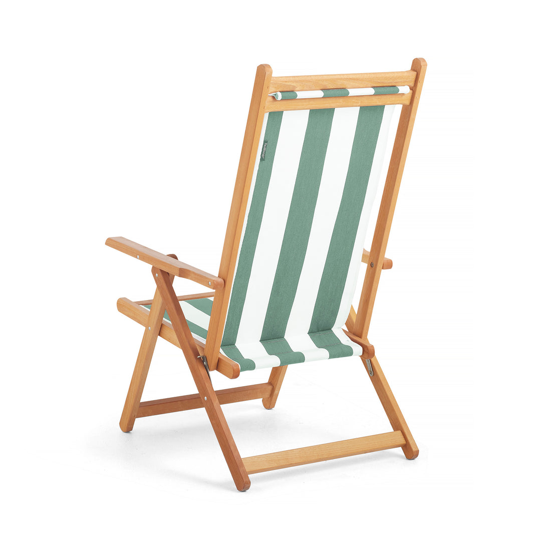Monte Deck Chair - Sage Stripe