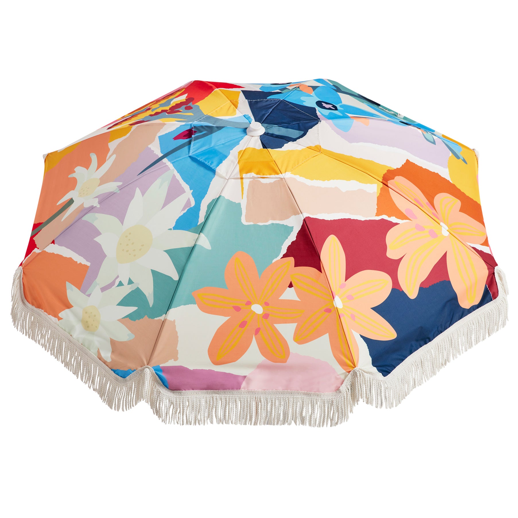 Premium Beach Umbrella Wildflowers 21 Basil Bangs