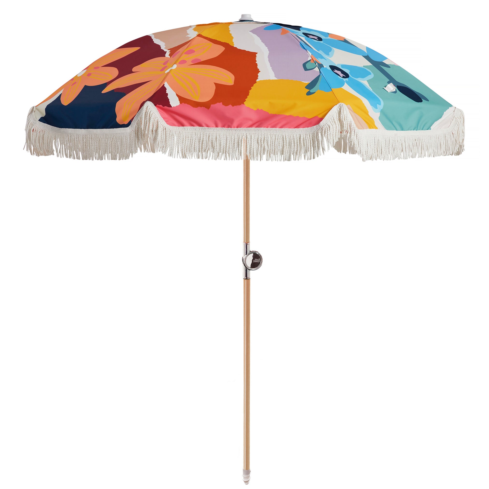 Premium Beach Umbrella Wildflowers 21 Basil Bangs