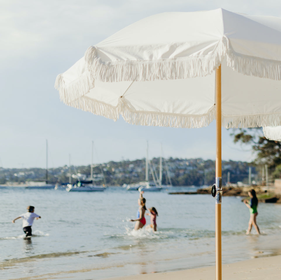 Premium Beach Umbrella - Salt – Basil Bangs