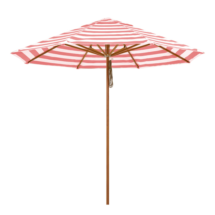 2.8m Sundial+ Umbrella - Coral Stripe