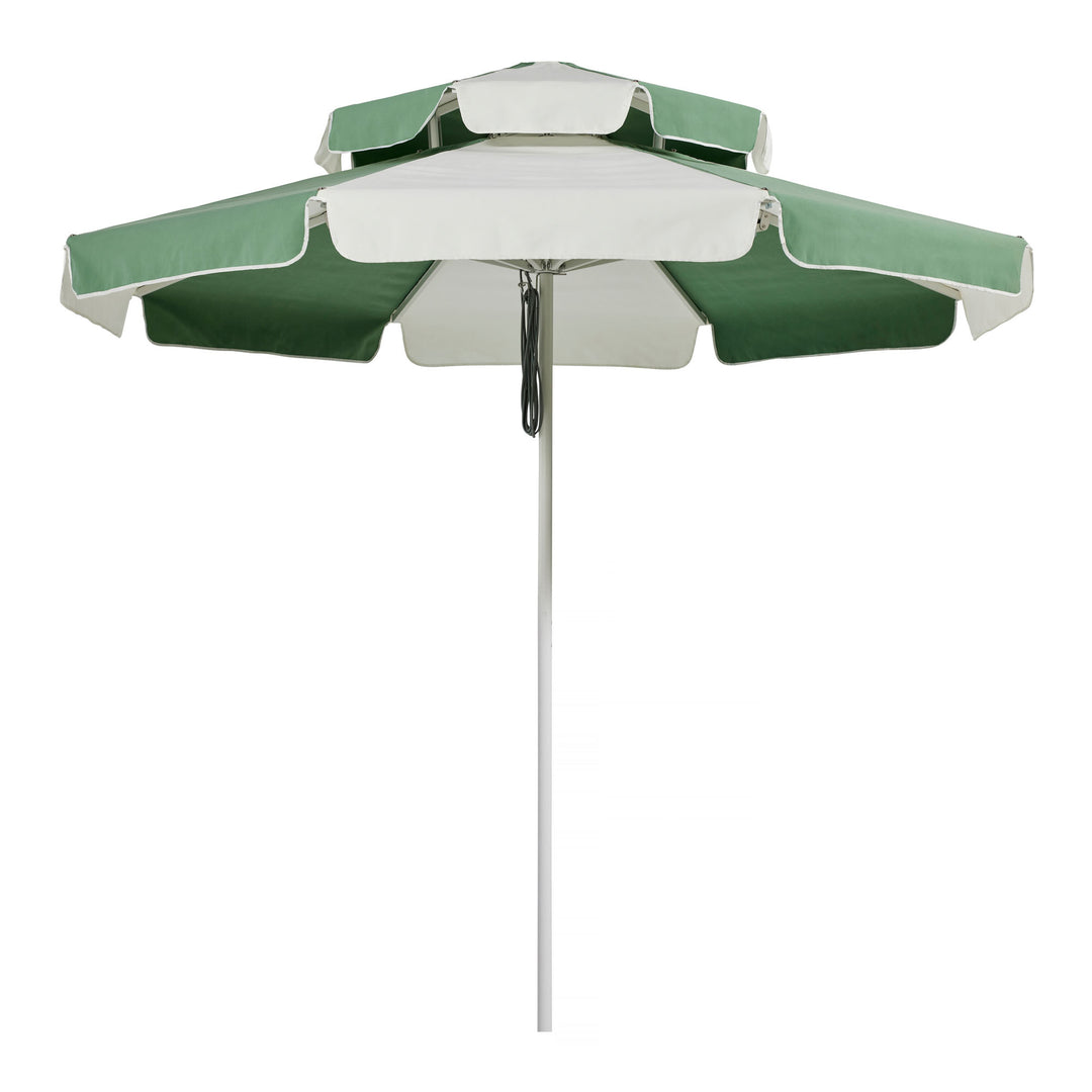 celery green patio umbrella 2.8m Double Caspar