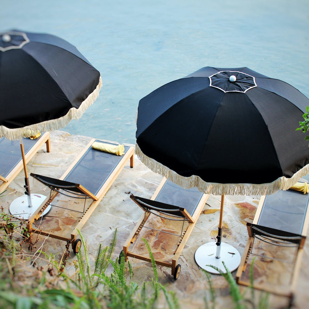 black patio umbrellas Jardin Patio Umbrella